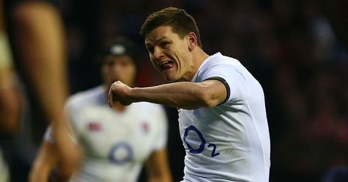Burns: handed the England fly-half shirt