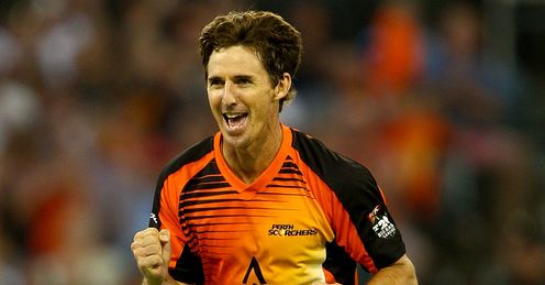 Brad Hogg Perth Scorchers v Sydney Thunder Big Bash League Perth WACA