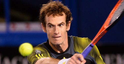 Andy Murray: struck 21 aces in the match, while Federer managed only five