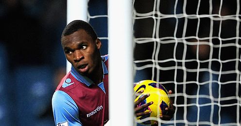 Benteke: Has scored or assisted in 53 per cent of Villa's goals this season