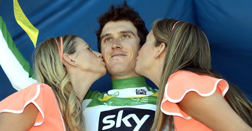 TEAMSKY2012 Geraint Thomas TDU combative