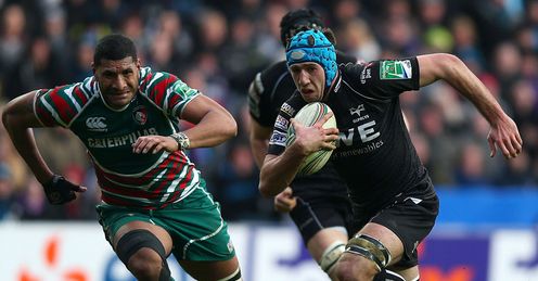 Justin Tipuric Ospreys Heineken Cup Justin Tipuric Ospreys Heineken Cup