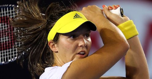 Laura Robson: battled to a 2-6 6-3 11-9 victory over Kvitova in a little over three hours