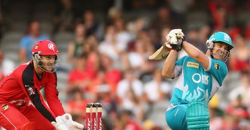 Luke Pomersbach Melbourne Renegades v Brisbane Heat Big Bash semi-final