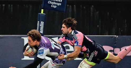 Phil Mackenzie Stade Francais v London Welsh Phil Mackenzie Stade Francais v London Welsh