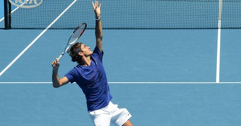 Roger Federer: looking to add to his 17 Grand Slam titles in 2013