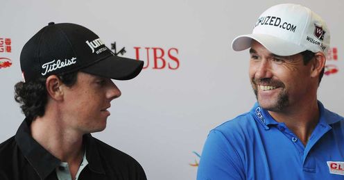 Rory McIlroy and Padraig Harrington.
