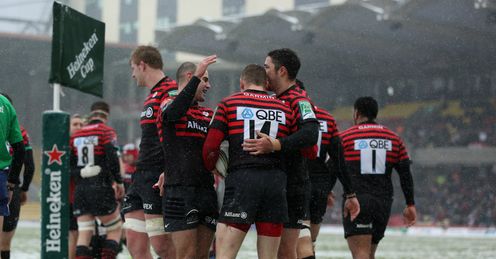 Saracens Chris Ashton scores against Edinburgh Heineken Cup Saracens Chris Ashton scores against Edinburgh Heineken Cup