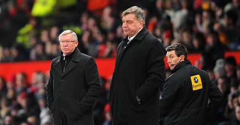 Ferguson: his side travel to play Allardyce's West Ham