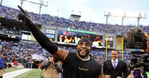 Ray Lewis: the Baltimore Ravens legend still clearly has a passion for the game