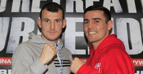 Favourite: Mathews (L) should beat Crolla again on Saturday, says Glenn