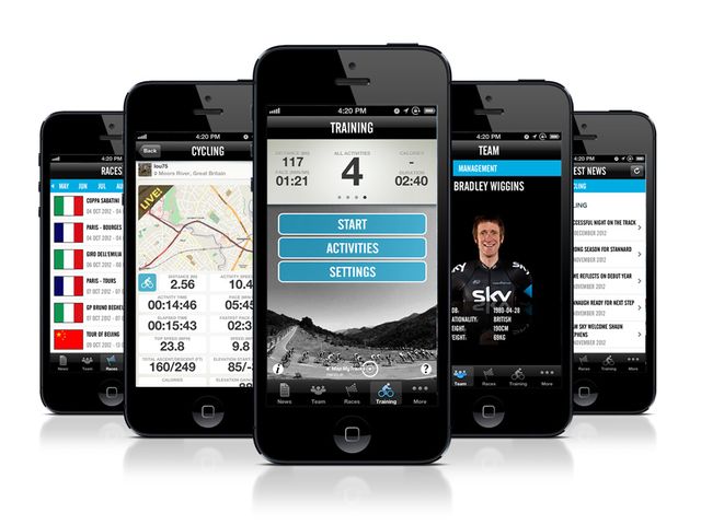 The new Team Sky app in all its glory