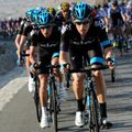 Bradley Wiggins drilling it on the front for Team Sky
