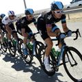 Geraint Thomas led the way as Team Sky looked to set up Bernhard Eisel