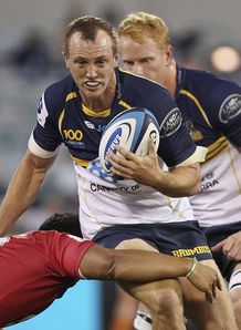 Brumbies back Jesse Mogg on a run Brumbies back Jesse Mogg on a run