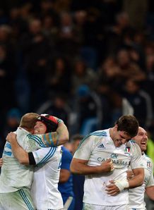 Italy v France: Celebrations Italy v France: Celebrations