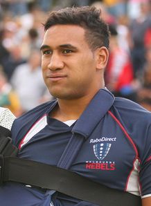 Cooper Vuna injury Rebels v waratahs SR 2013