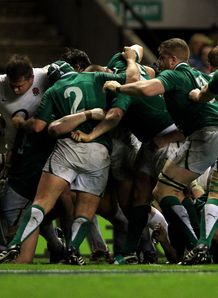 England and Ireland scrum last year England and Ireland scrum last year