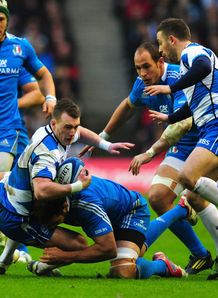 Scotland v Italy Scotland fullback Stuart Hogg Scotland v Italy Scotland fullback Stuart Hogg