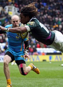 Marland Yarde london irish v wasps Marland Yarde london irish v wasps