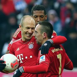 Arjen Robben and Franck Ribery