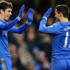 Hazard (R): Fired home Chelsea's second
