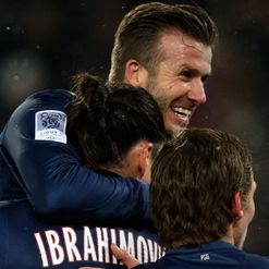Beckham: Delighted with debut