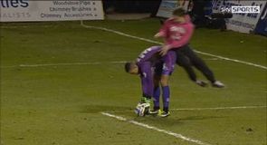 Unwelcome wanderer at Gillingham