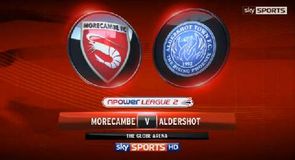 Morecambe 2-1 Aldershot