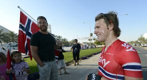 Edvald Boasson Hagen had to settle for sixth after a hectic sprint