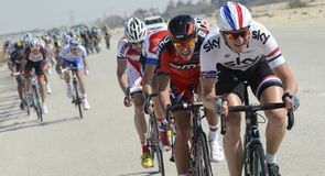 There were plenty of splits in the bunch during the day on stage five in Qatar