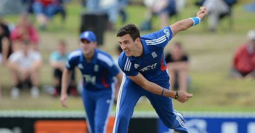 Stephen Finn New Zealand XI v England 2013