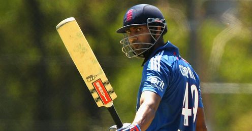 Varun Chopra Victorian XI v England Lions 2013