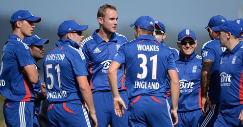England celeb Stuart Broad v New Zealand XI