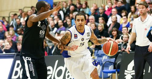 Gabe Haskins: grabbed several crucial steals for Cheshire (Picture - Ville Vuorinen)