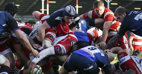 Huia Edmonds try Gloucester v Bath Huia Edmonds try Gloucester v Bath
