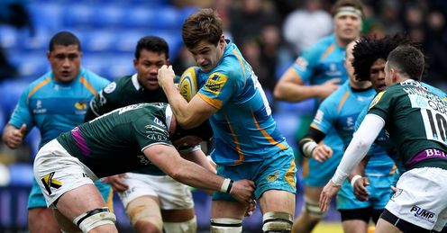 James Cannon tackled Wasps Aviva Premiership James Cannon tackled Wasps Aviva Premiership