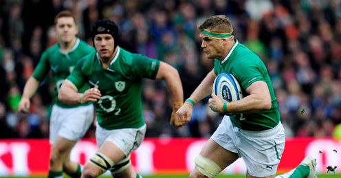 Scotland v Ireland: Jamie Heaslip Scotland v Ireland: Jamie Heaslip