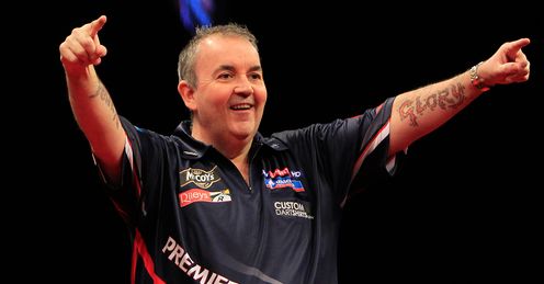 Taylor: gunning for old rival Van Barneveld