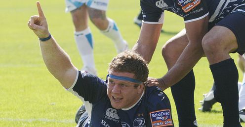 Sean Cronin Leinster try pro12 Sean Cronin Leinster try pro12