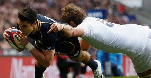 Sean Maitland Scotland Geoff Parling England Sean Maitland Scotland Geoff Parling England
