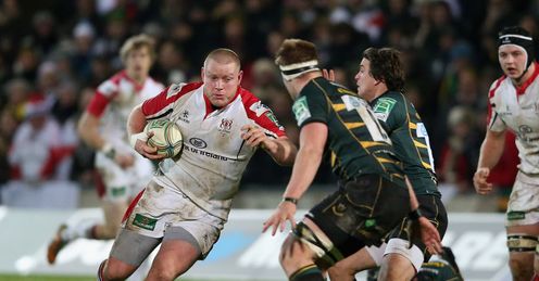Tom Court on a run for Ulster Tom Court on a run for Ulster