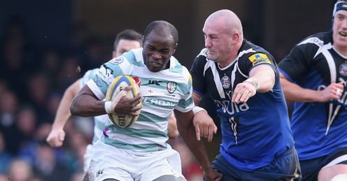 Topsy Ojo Carl Fearns Bath v London Irish Topsy Ojo Carl Fearns Bath v London Irish