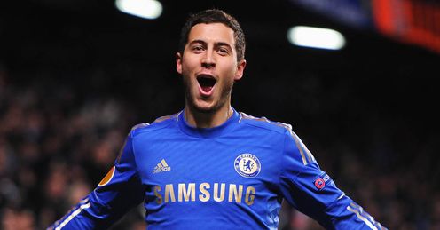 Eden Hazard Chelsea Sparta Prague goal Europa League last 32 second leg