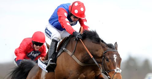 Ruby Walsh rides Rocky Creek to victory in February's Novices' Steeple Chase at Ascot