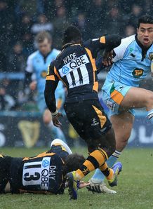 George Pisi Northampton Saints v Wasps Aviva Premiership Adams Park George Pisi Northampton Saints v Wasps Aviva Premiership Adams Park