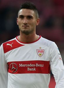 Stuttgart's Federico Macheda is experiencing mixed emotions as he prepares to face Lazio