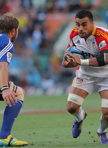 Liam Messam on a run for Chiefs Liam Messam on a run for Chiefs