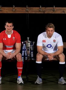 Sam Warburton and Chris Robshaw sat down Sam Warburton and Chris Robshaw sat down