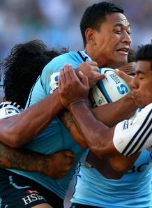 Israel Folau Waratahs v Blues Israel Folau Waratahs v Blues